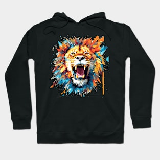 Lion Animal Freedom World Wildlife Wonder Abstract Hoodie